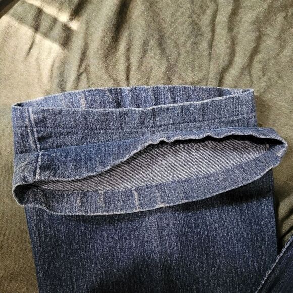 Kikit jeans Maurice sasson size 12 corduroy details blue denim jeans - Picture 6 of 11